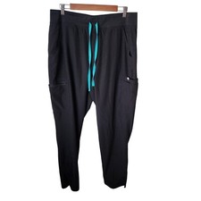 Figs Scrub Pants Black Technical Collection XL/T  W23SW2007T