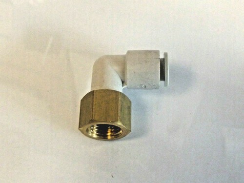 Female Swivel Elbow Push Fit Bspp Threads, Swivel Elbow Metric Push in Fem BSPP - Picture 3 of 4