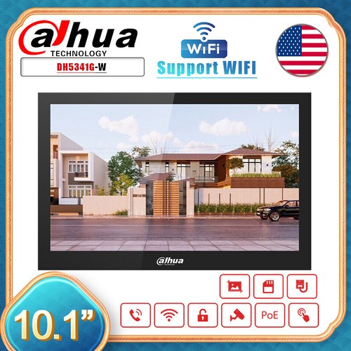 Dahua VTH5341G-W Android 10" Touch-Screen Indoor Monitor IP Video Intercom WiFi - Picture 1 of 17