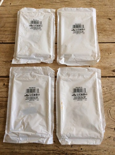 Lot Of 4 White Wall Electric Plate Covers Duplex Recepticle Outlet - Picture 2 of 3