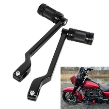 Black Heel Toe Shift Lever Shifter Peg For Harley Road King Softail Classic FLTC