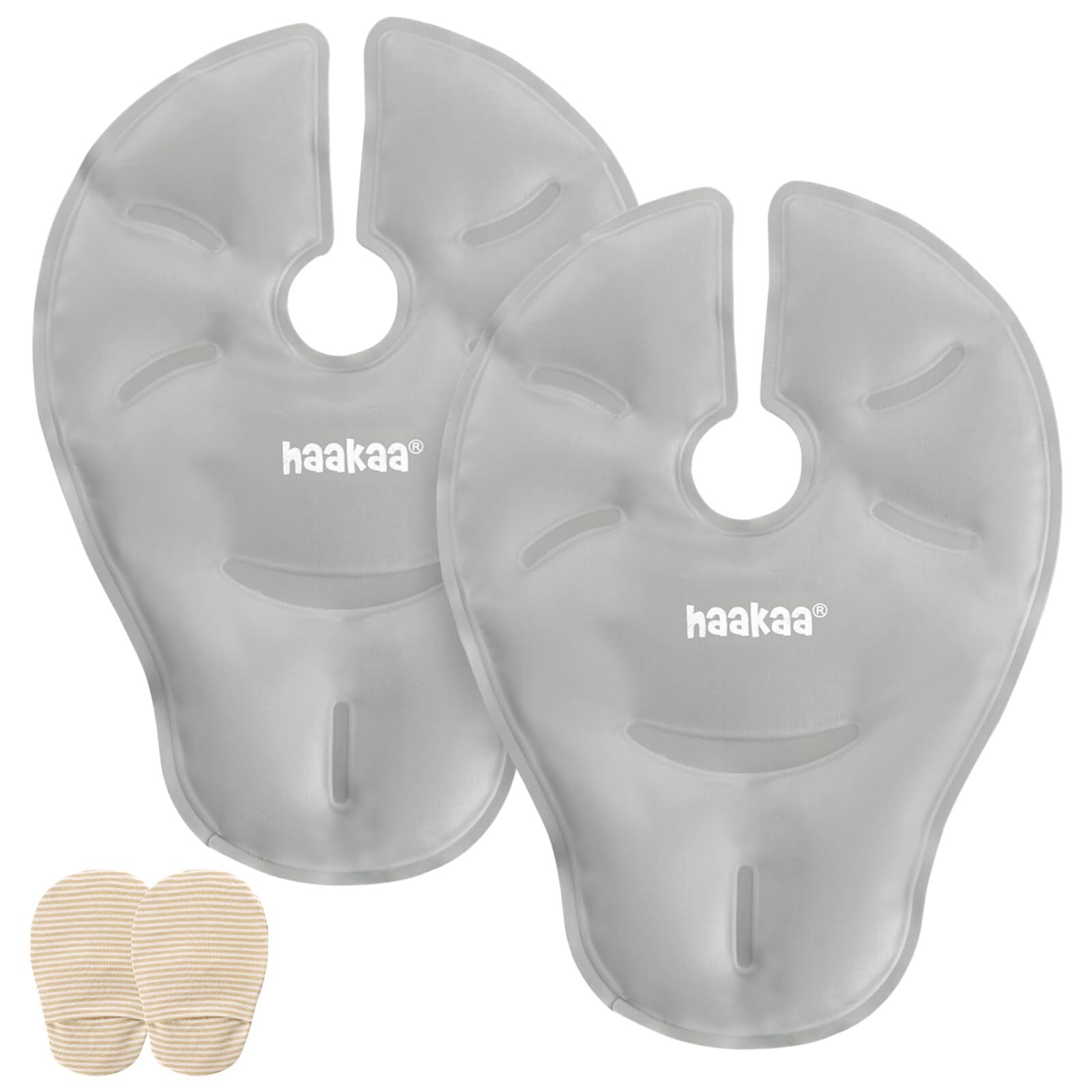 Haakaa Breast Therapy Packs Breast Ice Packs Breast Heating Pad Breastfeeding...