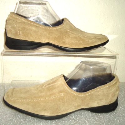 Hogl Sport Core-Tex Xor Women's Suede Beige Shoes Size-6.5/36.5