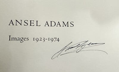Ansel Adams - Images 1923-1974 - SIGNED 1st 1st - HUGE Book w