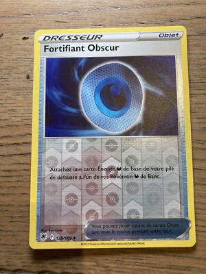 Pokemon Karte DUNKLE VERSTÄRKUNG 139/189 REVERSE Schwert & Schild 10 EB10 FR NEU