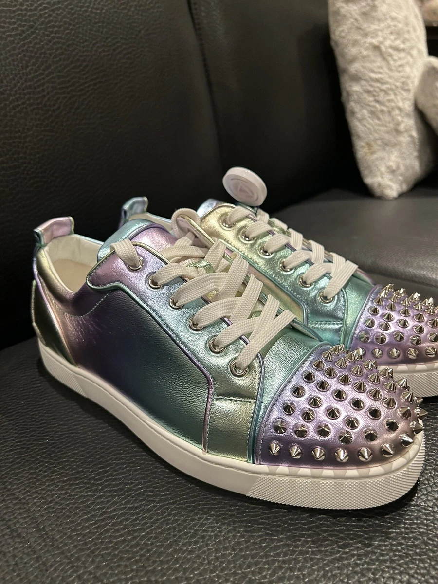 Louis Junior Spikes Sneakers in Multicoloured - Christian Louboutin