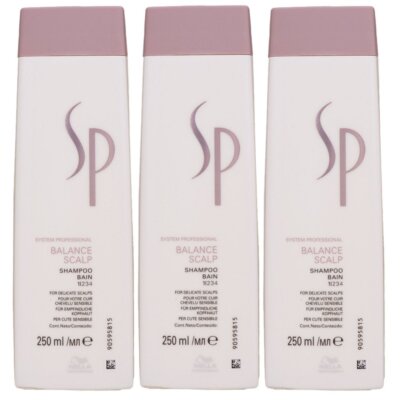 Wella SP Balance Scalp 3 x 250 ml Shampoo Set