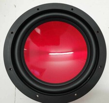 SoundLab L042K 20cm Auto Bass Lautsprecher 200mm Subwoofer 200W rot 1 St.