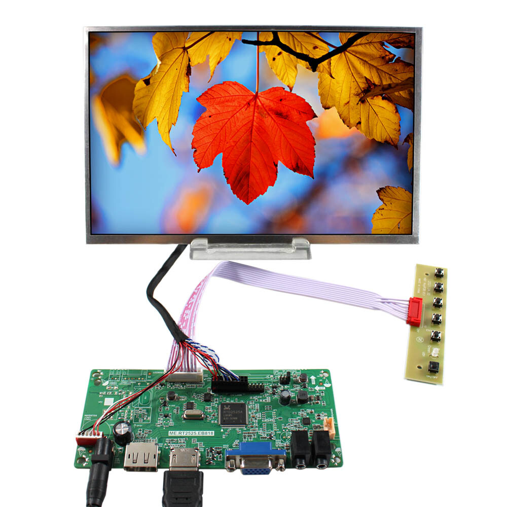 B101EW05 IPS 10.1inch 1280X800 TFT-LCD Display Module with HD DP VGA DIY board