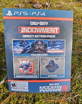 Call of Duty Modern Warfare 3 MW3 WZ2 ENDOWMENT Exclusive DLC For PlayStation!