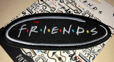 Friends logo NBC sitcom iron on patch matthew perry jennifer aniston courtny cox