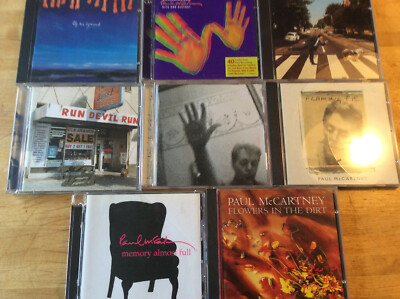 Paul McCartney [8 CD Alben] Driving Rain Memory Almost Full Flaming Pie RUN Live