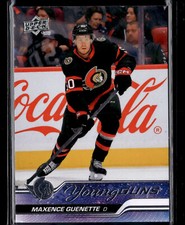 2023-24 Upper Deck #455 Maxence Guenette Young Guns Rookie Senators NM-MINT