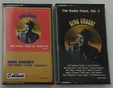 Bing Crosby The Radio Years Volume 2 - The Radio Years Volume 4 Cassette Tape