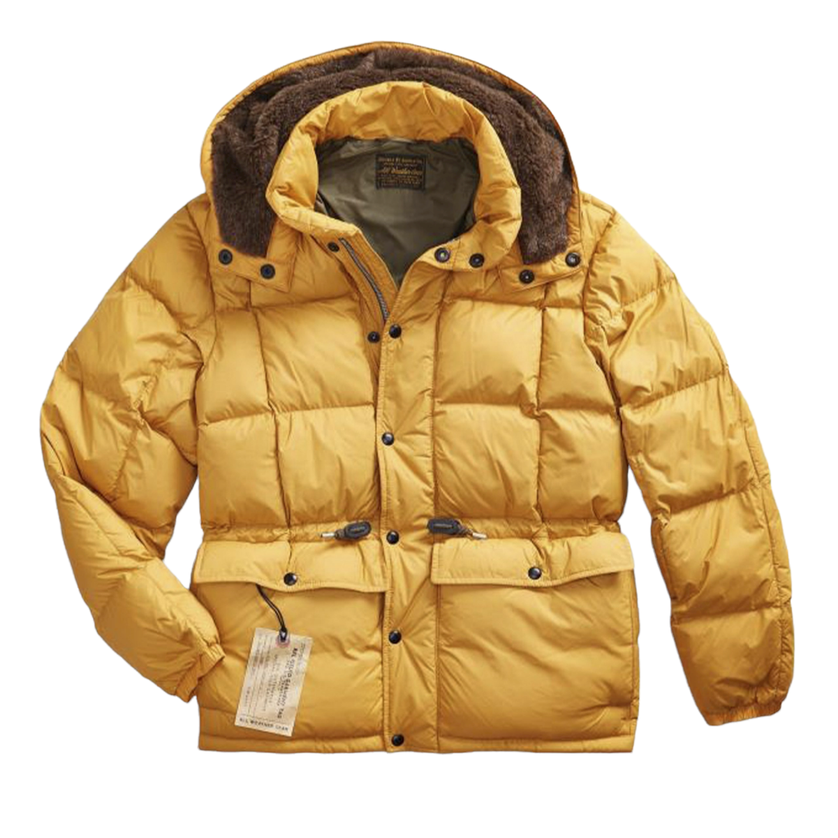 Ralph Lauren RRL Brinklow Faux Fur Quilted Down Alternative Ralph Lauren RRL Brinklow Faux Fur Quilted Down Alternative