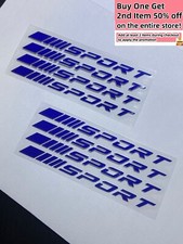 Set Of 8 Sport Mark Car Wheel Rim Auto Decals Universal Reflective Car Sticker