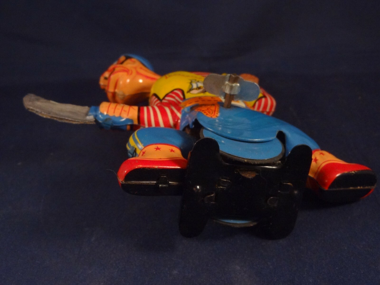 Antique vintage tin Toy mechanical windup Pirate Mikuni Japan eBay