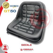 GT50 Sedile Trattore Con Guide COBO Ecopelle BALTIC TRATTORE SAME FIAT LANDINI