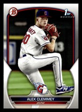 Alex Clemmey 2023 1st Bowman Draft #BD-79 Cleveland Guardians ROOKIE RC