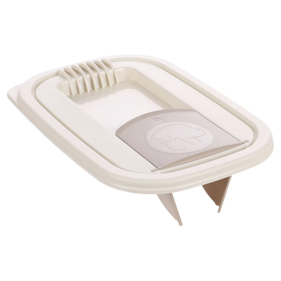 Flamingo Deckel Futtertonne June - Ersatzdeckel in Taupe/Beige aus Kunststoff - Bild 2 von 4