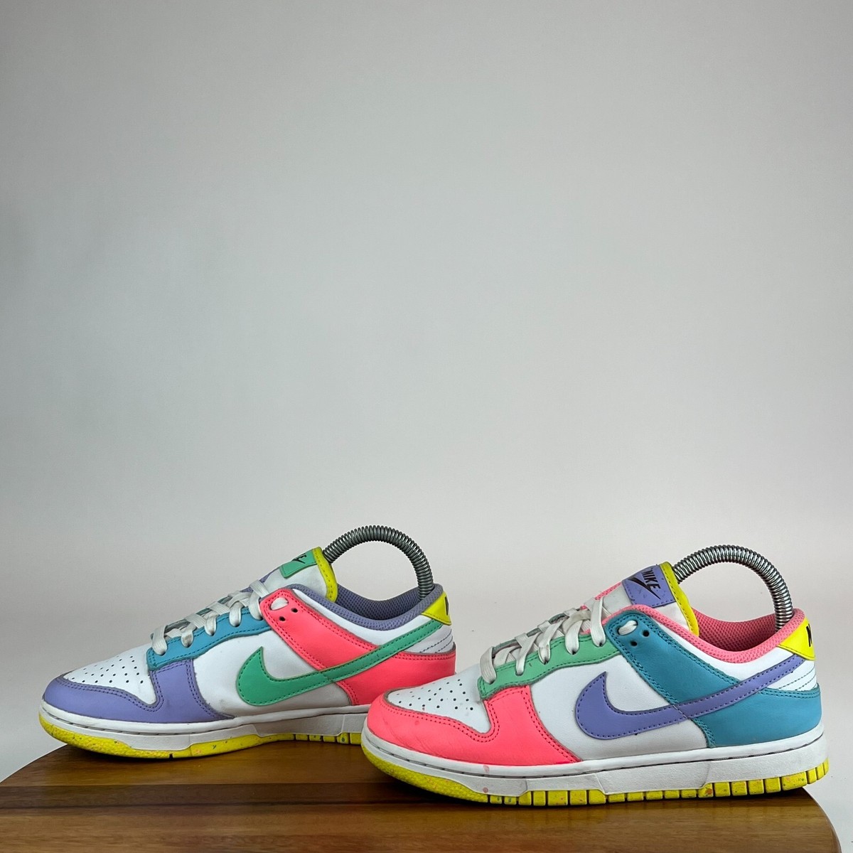 Womens Nike Dunk Low SE Candy Colorblock Leather Shoes Sneakers