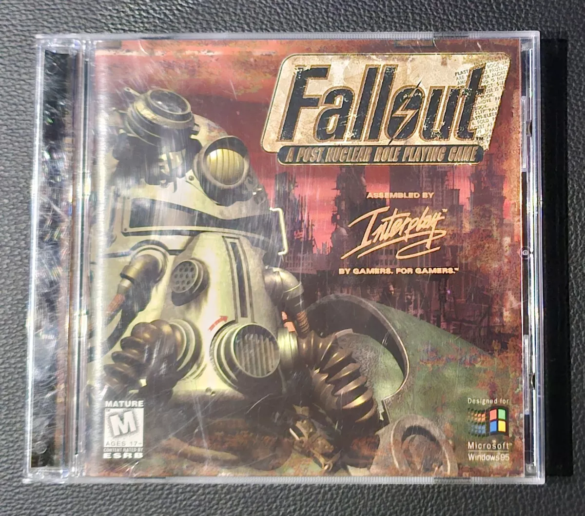 Fallout 2 PC Original 1997 Ad Authentic Windows 95 Release Video Games Promo