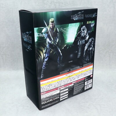 Play Arts Kai Final Fantasy VII Remake Action Figurines Et Véhicule Jessie, Cloud & Moto 27cm Final Fantasy 7 Merch