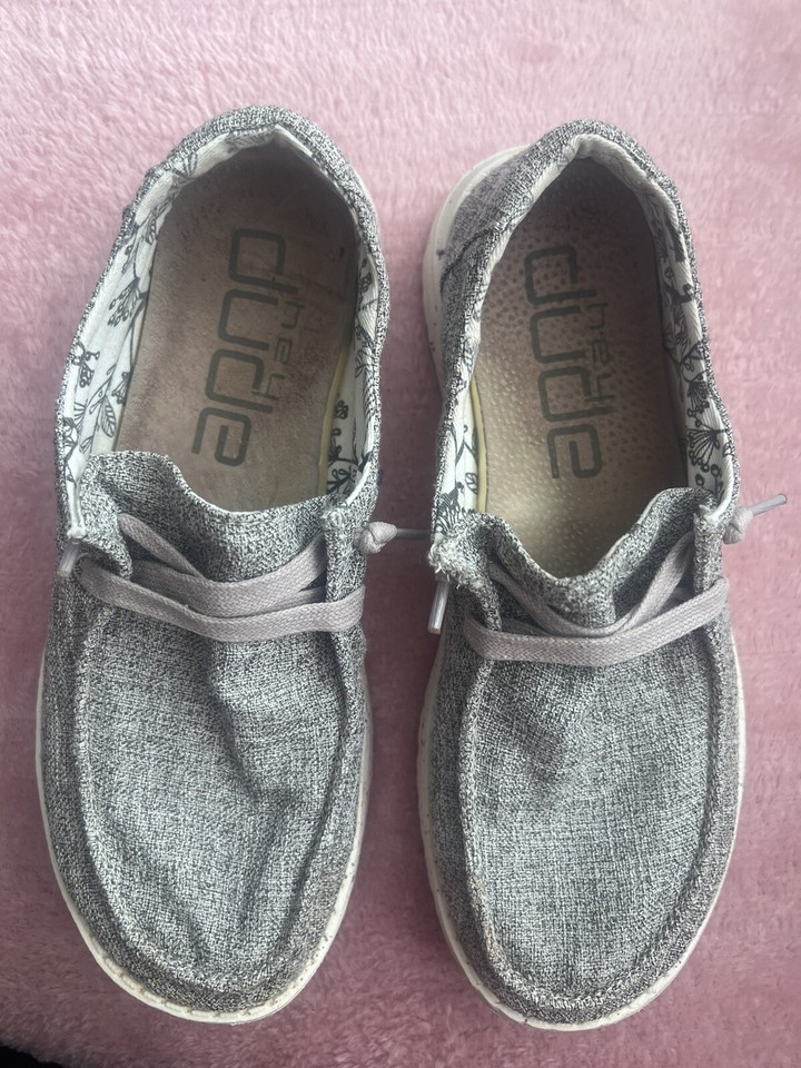 Hey Dudes Wendy Linen Iron Women’s 6 eBay