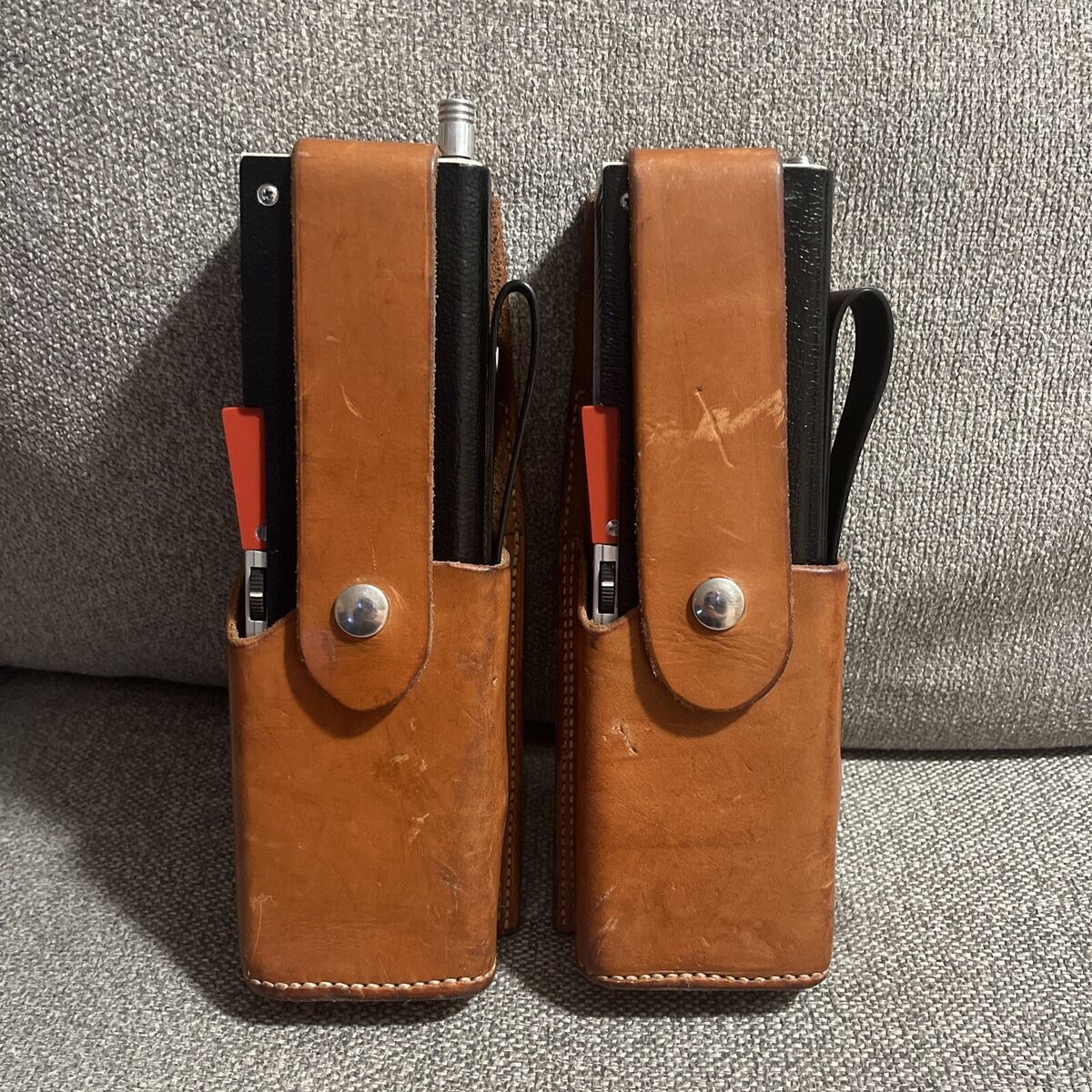 Vintage SONY CB-107W Transceivers Made in Japan W/Leather Vintage SONY CB-107W Transceivers Made in Japan W/Leather