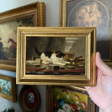 kitten cat playing art print gallery wall