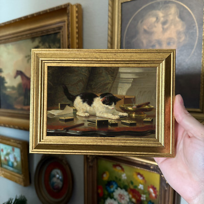 kitten cat playing art print gallery wall