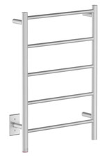 NATURAL 5 Bar 20 inch Straight Heated Towel Rack with PTSelect Switch