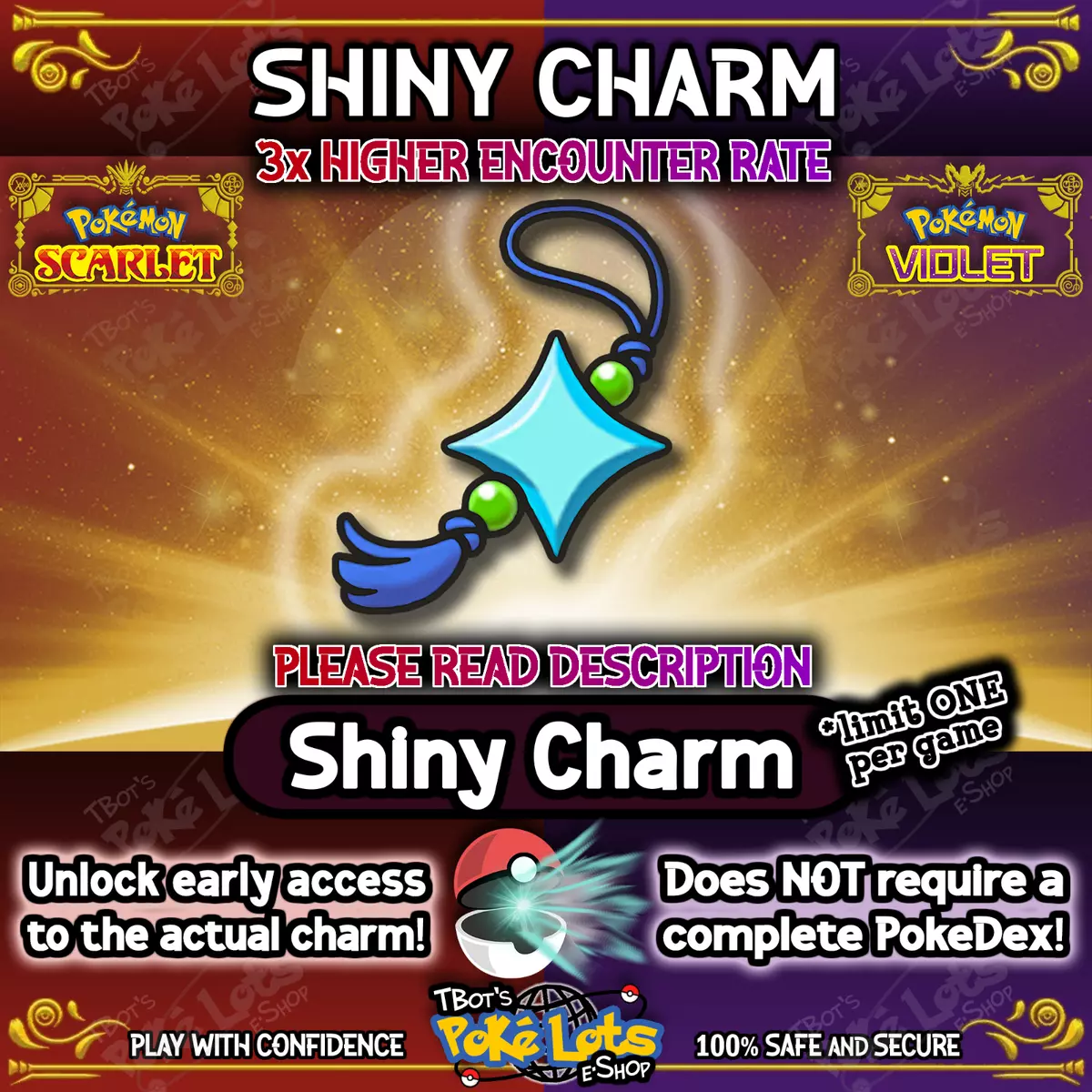 Pokemon Scarlet and Violet: How to Get the Shiny Charm