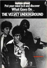 1969 Velvet Underground "What Goes On" Song Release Industry Promo Reprint Ad