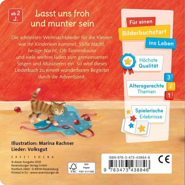 Thumbnail - Meine Schönsten Weihnachtslieder | Volksgut | Buch | 20 S. | Deutsch |