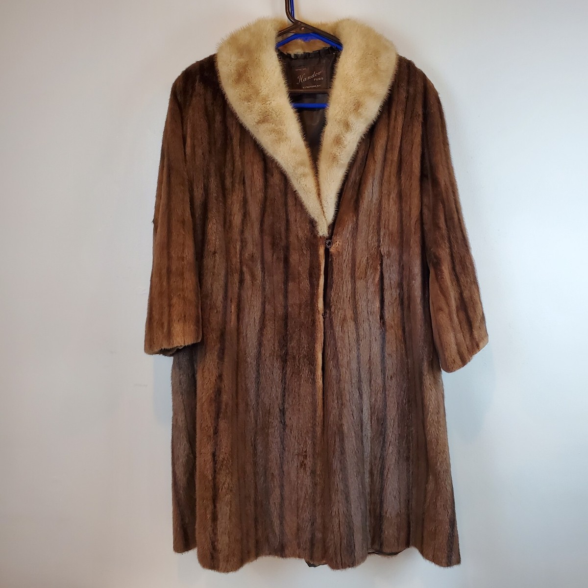 Brown Coat Jackets Used Full Length Mink Coat STUNNING 30's Dark