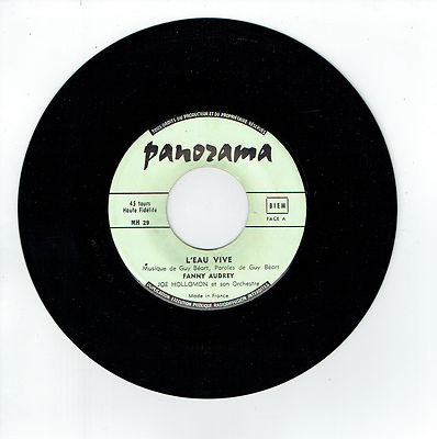 Fanny AUDREY Vinyl 45T 7'' L'EAU VIVE - CA T'VA BIEN - PANORAMA MH 29 RARE