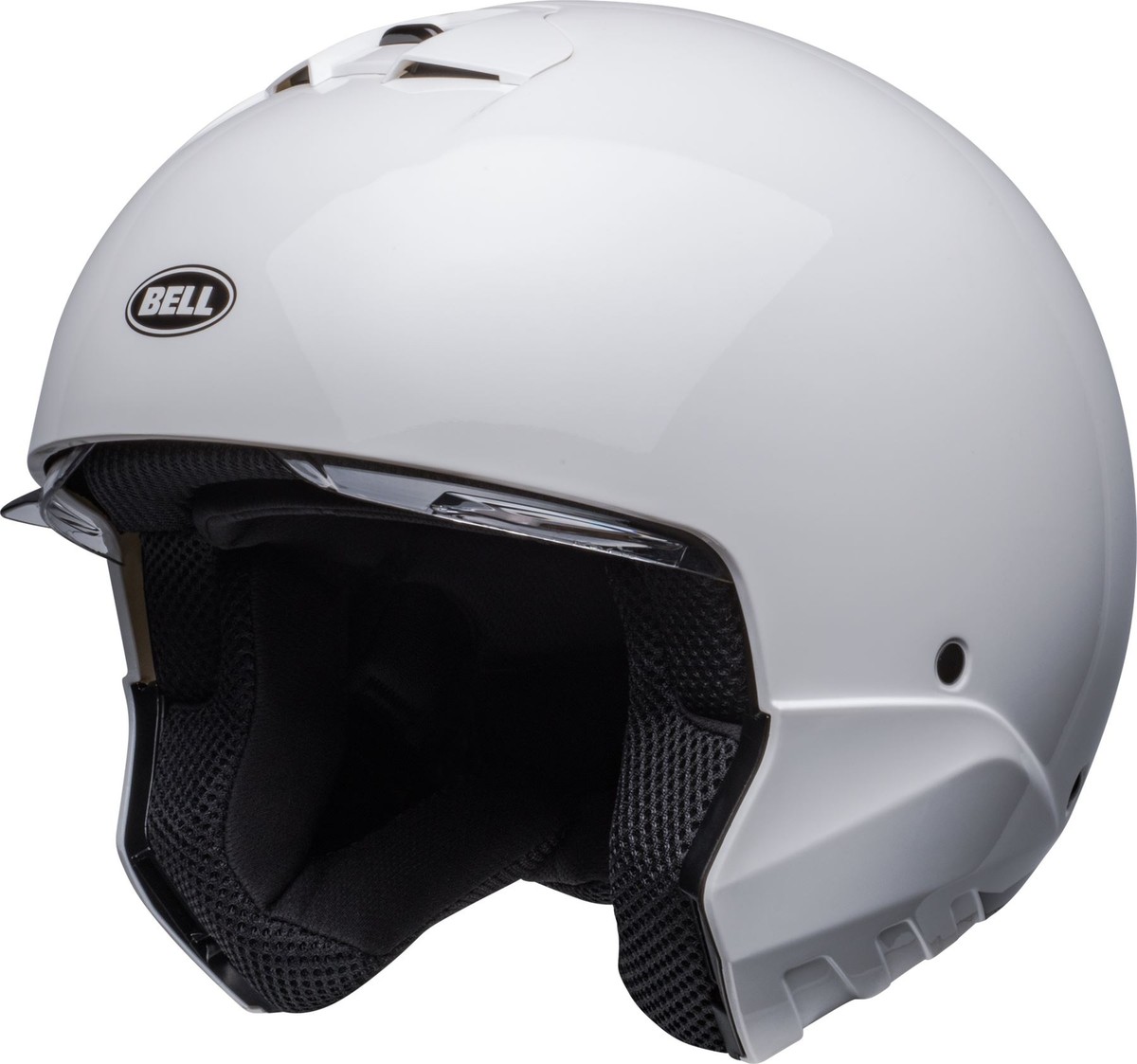 Bell Broozer Duplet Gloss White Helmet - Large | eBay