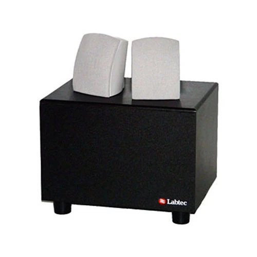 Labtec Pulse 325 PC Speaker System w Wood Sub Woofer 2