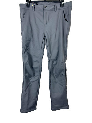 Ketchi Sitka Straight Leg Pants Size 18 XL Gray Outdoor UPF 50 Fleece Lined NEW