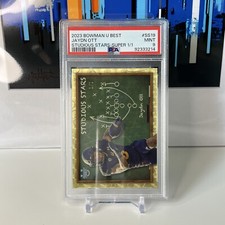 Marketplace image: 2023 Bowman U Best JAYDN OTT RC Studious Stars Superfractor 1/1 Cal PSA 9