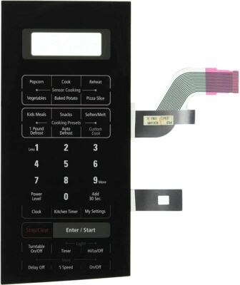 Switch Membrane Compatible Samsung  Microwave Smh9187B DE34-00330C