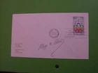 CANADA FDC COVER 1973 OLYMPIC GAMES SIGNED MARY PETERS