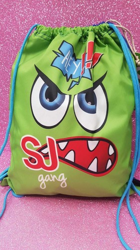 ZAINO ZAINETTO SJ GANG sacca morbida SAKKY BAG boy 33x40 cm. SEVEN scuola  2021 EUR 17,50 - PicClick IT