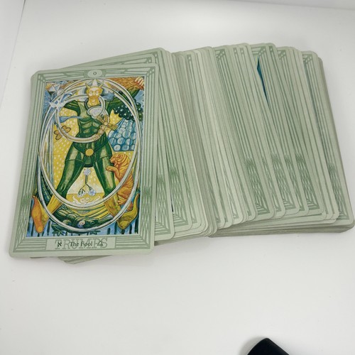 Aleister Crowley COMPLETO Thoth Mazzo di Carte Tarocchi Ordo Templi Orientis AC78 Large - Foto 5 di 14