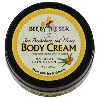 Bee By The Sea Buckthorn and Honey Ultra-Moisturizing Body Cream Jar 7.5 Ounces