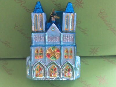 Christopher Radko Cathedral Spires Glass Ornament
