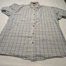 Wrangler Hero Shirt Men's Size XL Multicolored Plaid Short Sleeve Button Up