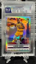 2019-20 Contenders Optic LeBron James Front-Row Seat Silver Prizm #3 HGA 9.5