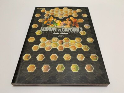 MARVEL VS. CAPCOM 2 Official Guide PS2 Xbox Japan Book 2002 EB35 SeeCondition